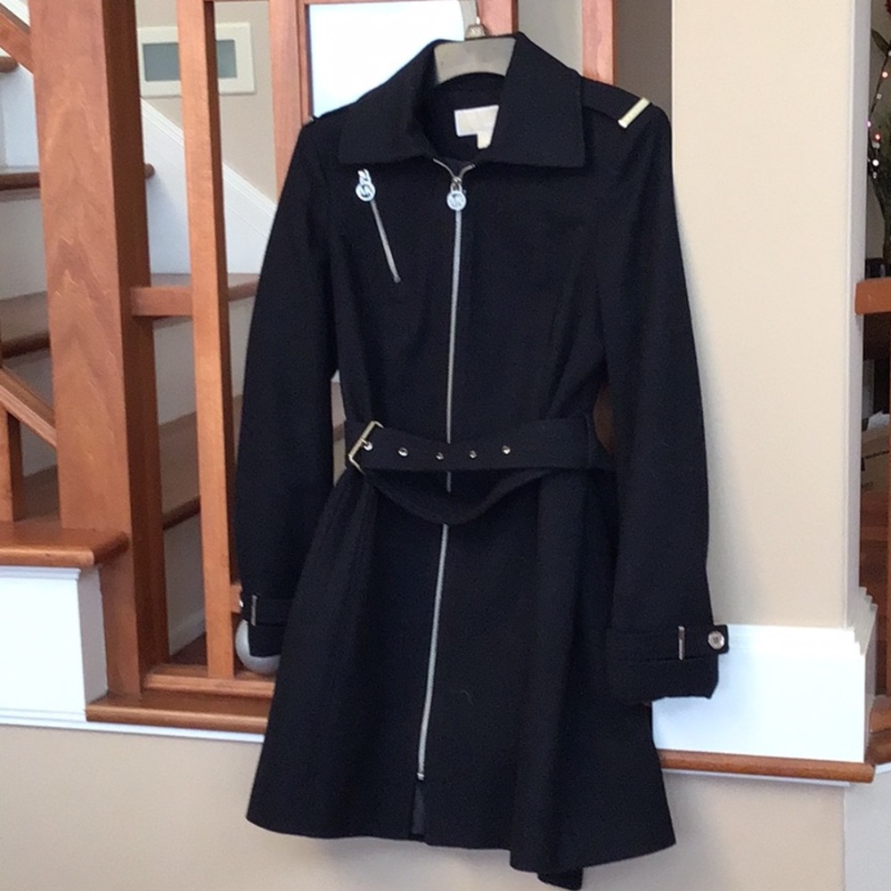 Michael Kors Navy Wool coat NWOT